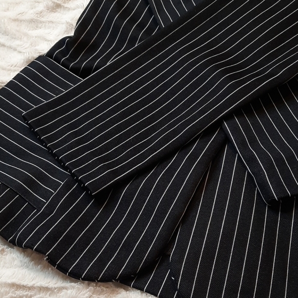 Black pinstripe Jacket vintage Sears Fashion - Picture 6 of 9